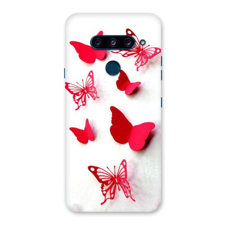 Red Butterflies Back Case for LG  V40 ThinQ