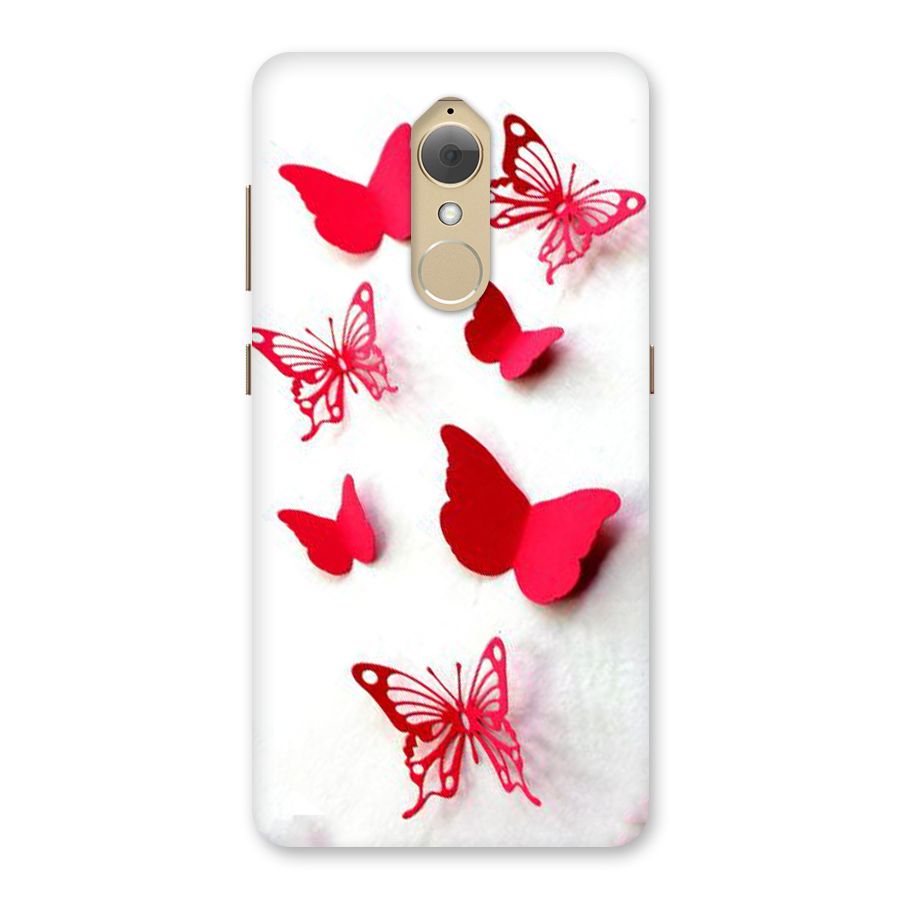 Red Butterflies Back Case for Lenovo K8