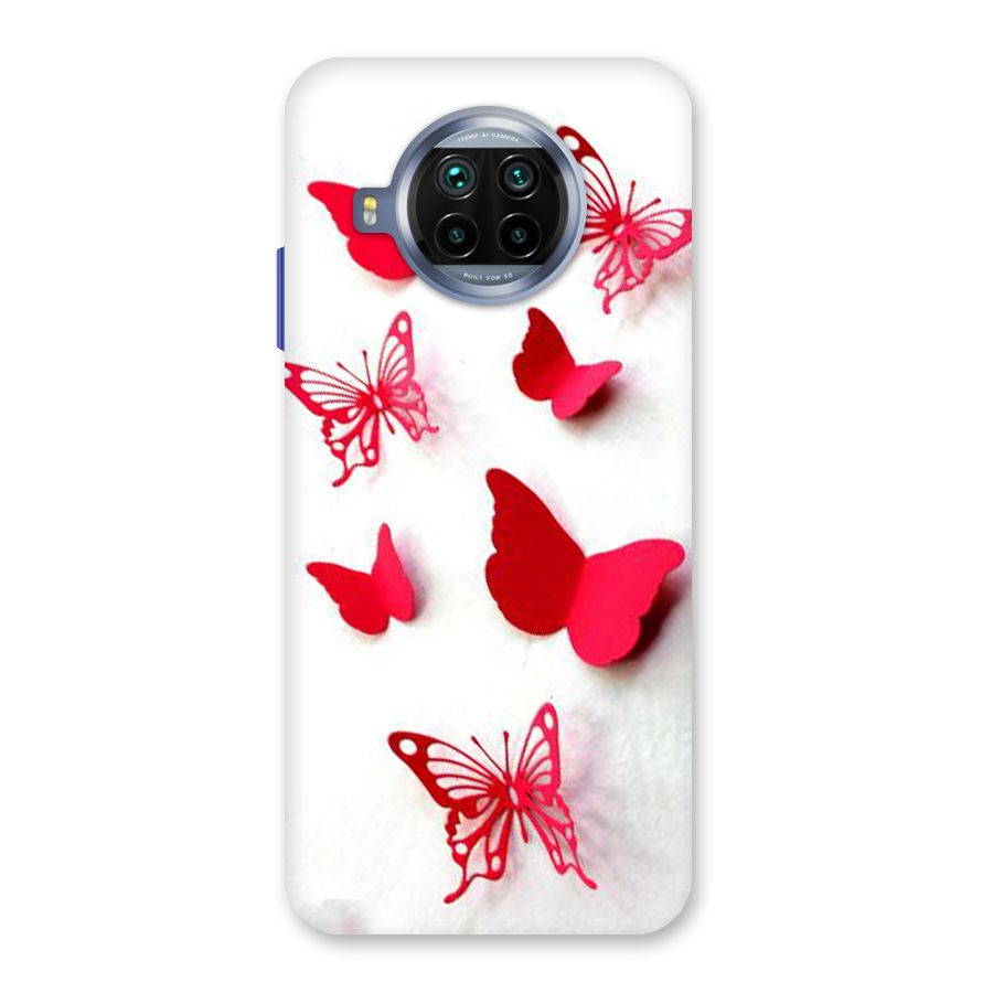Red Butterflies Back Case for Mi 10i