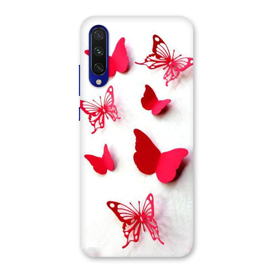 Red Butterflies Back Case for Mi A3