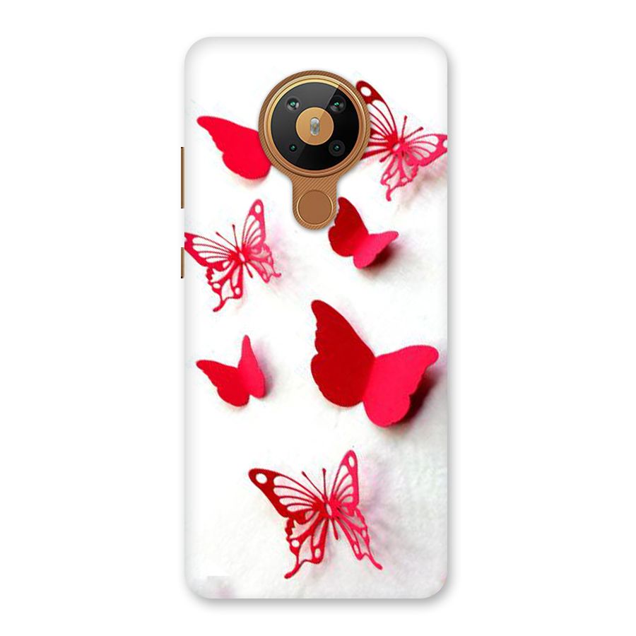 Red Butterflies Back Case for Nokia 5.3