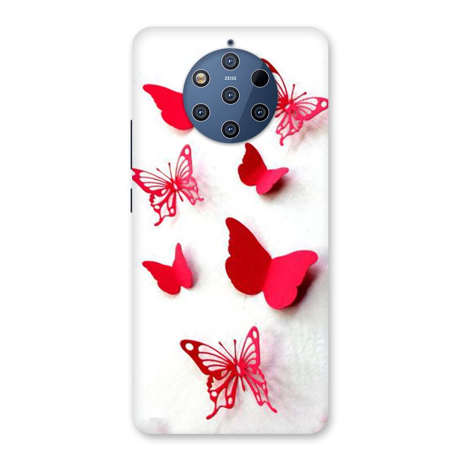 Red Butterflies Back Case for Nokia 9 PureView