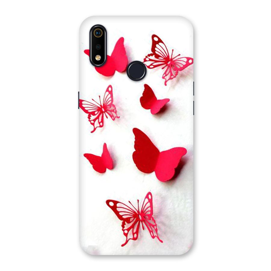 Red Butterflies Back Case for Realme 3i