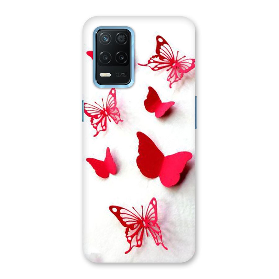 Red Butterflies Back Case for Realme 8 5G