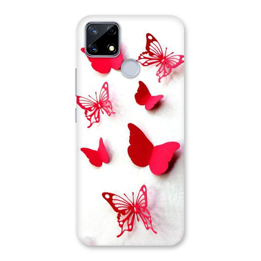 Red Butterflies Back Case for Realme Narzo 20