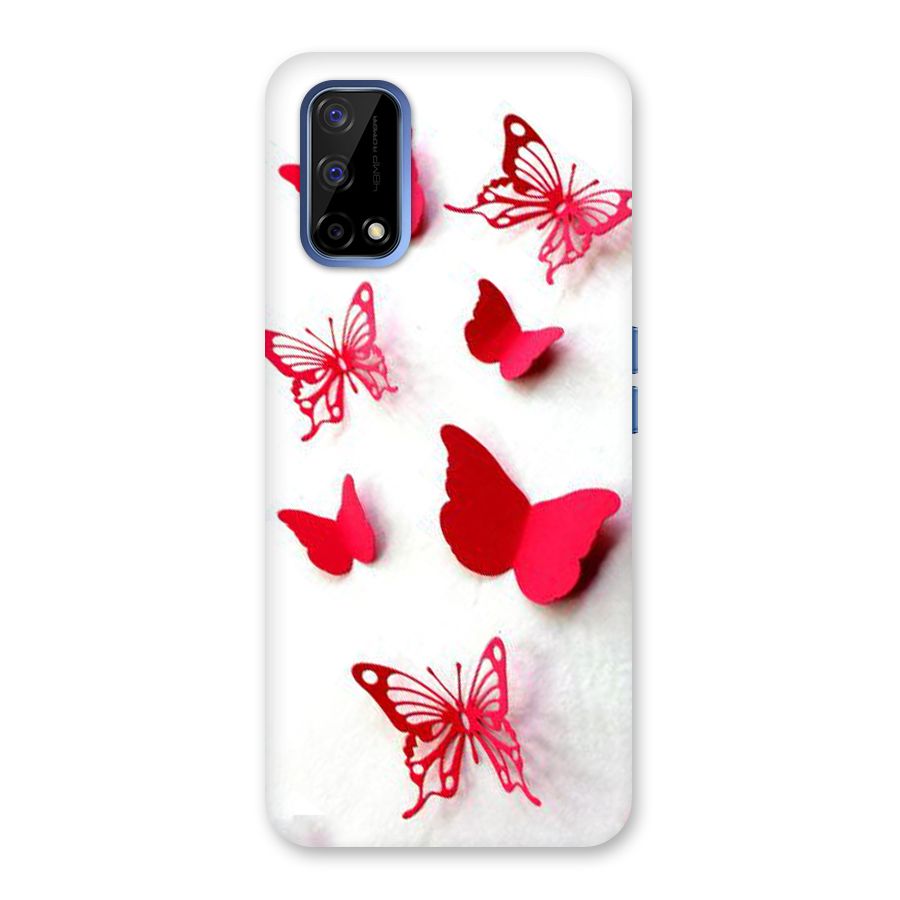 Red Butterflies Back Case for Realme Narzo 30 Pro