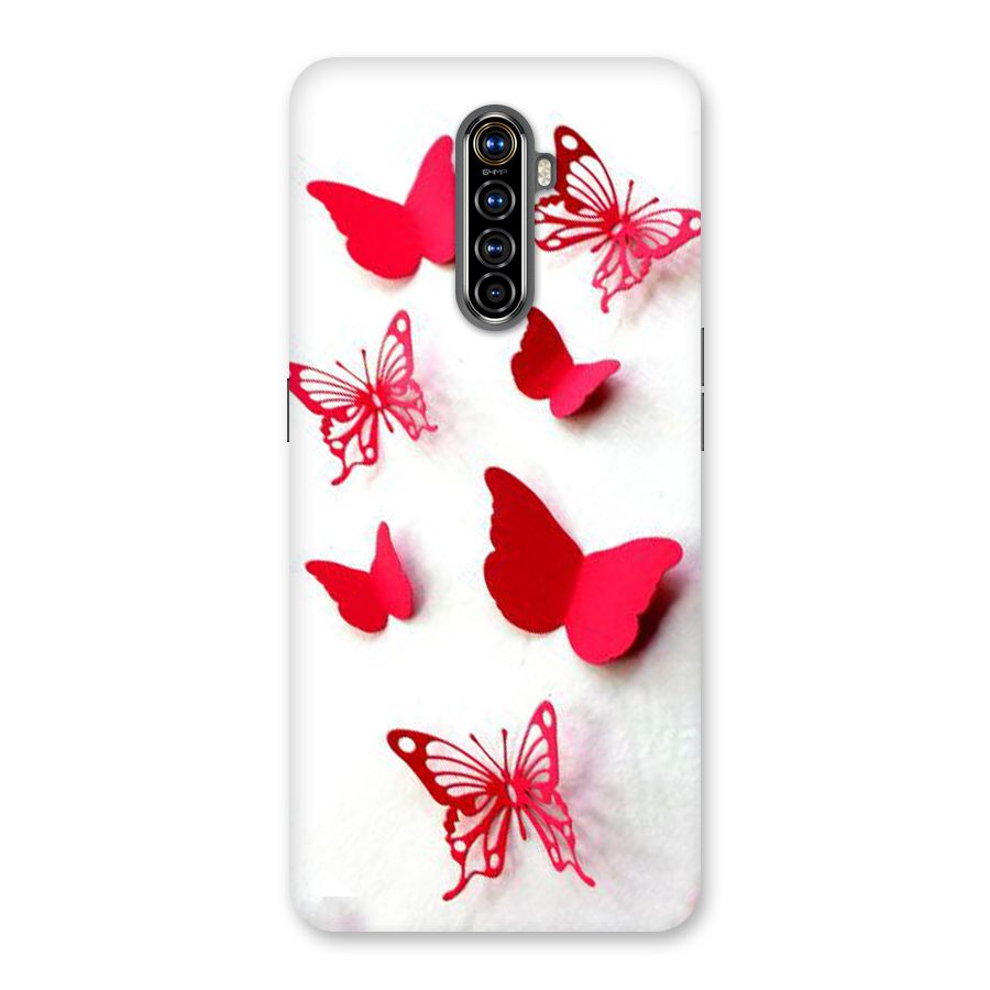 Red Butterflies Back Case for Realme X2 Pro
