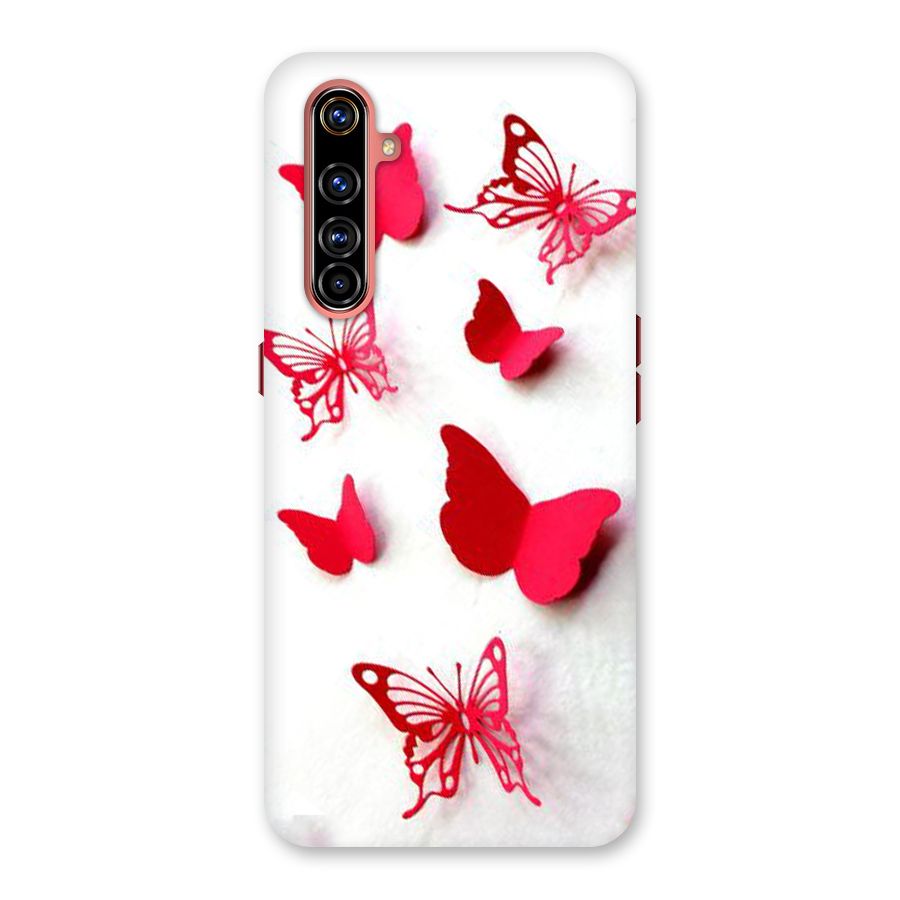 Red Butterflies Back Case for Realme X50 Pro