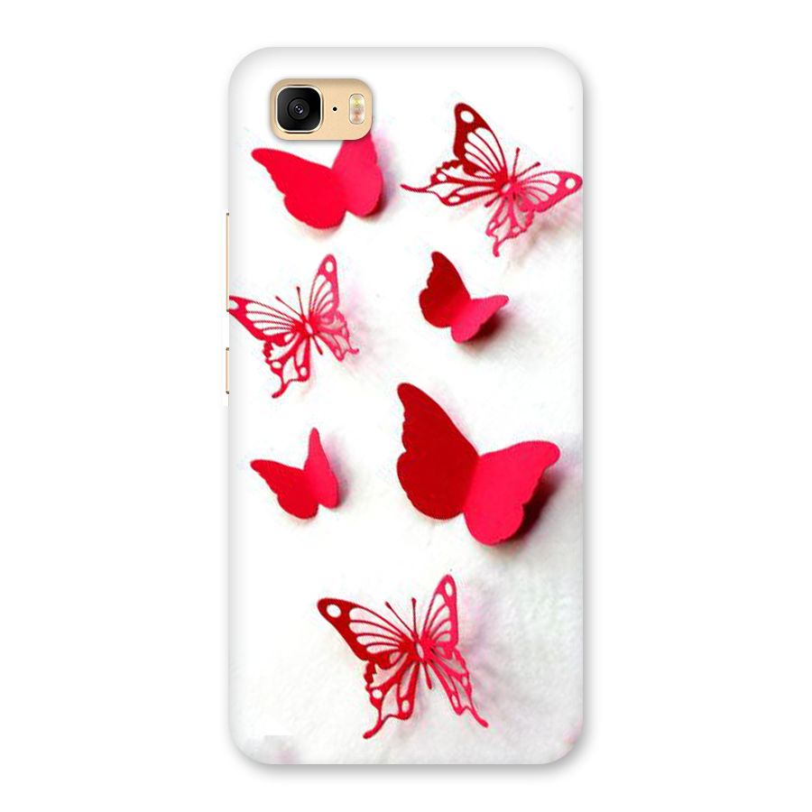 Red Butterflies Back Case for Zenfone 3s Max