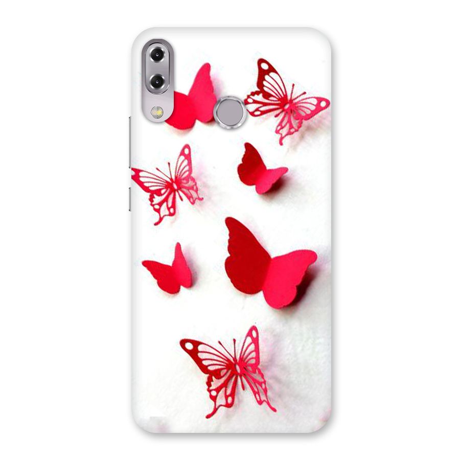Red Butterflies Back Case for Zenfone 5Z