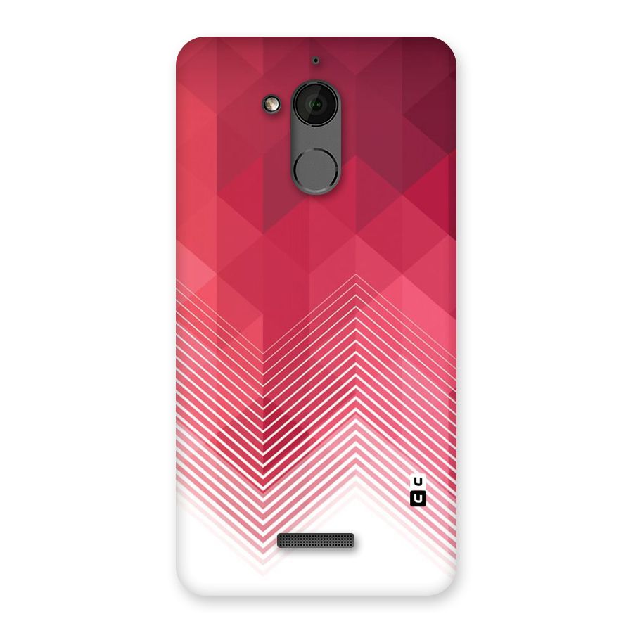 Red Chevron Abstract Back Case for Coolpad Note 5