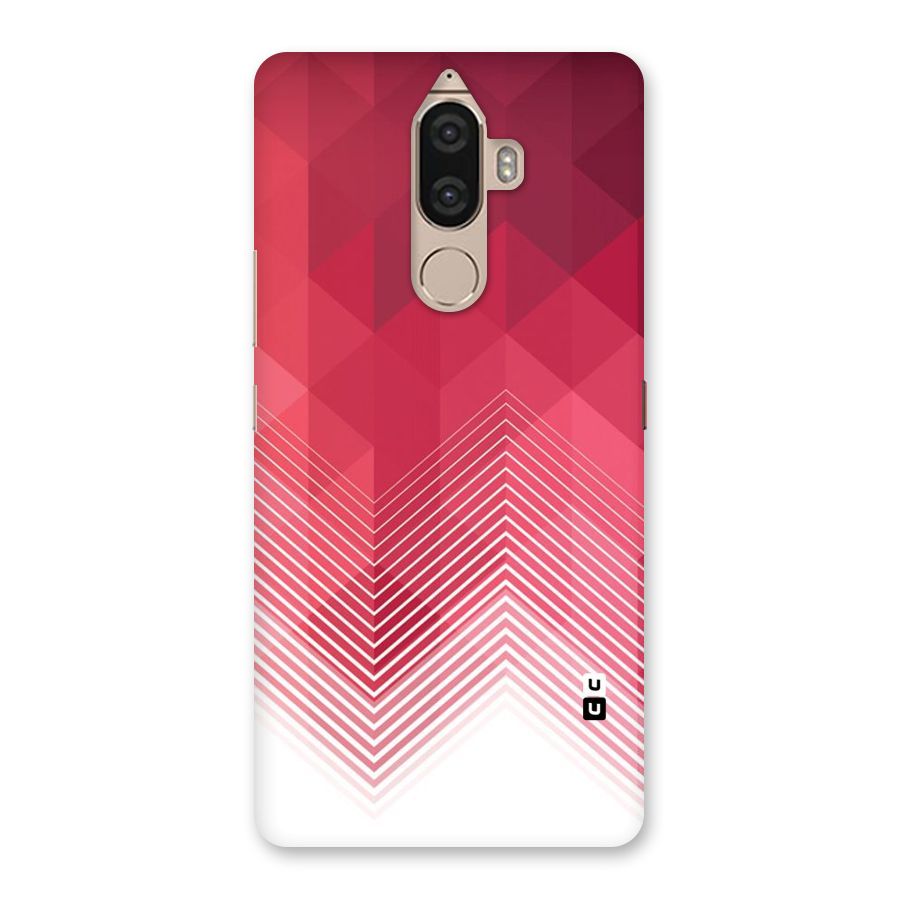 Red Chevron Abstract Back Case for Lenovo K8 Note
