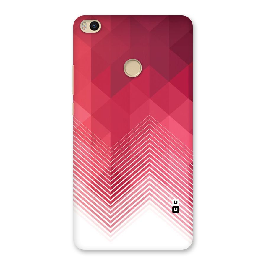Red Chevron Abstract Back Case for Mi Max 2