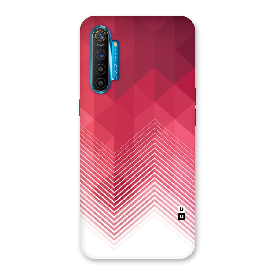 Red Chevron Abstract Back Case for Realme XT