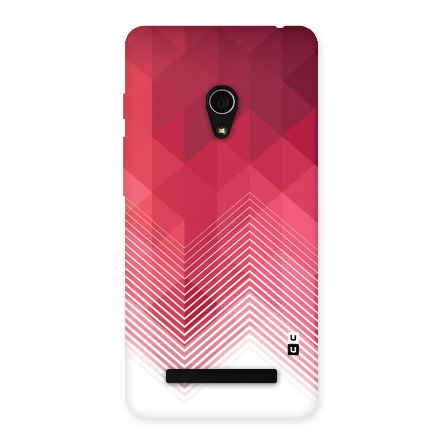 Red Chevron Abstract Back Case for Zenfone 5