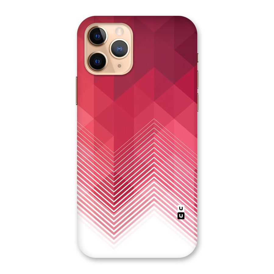 Red Chevron Abstract Back Case for iPhone 11 Pro