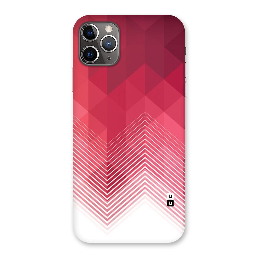 Red Chevron Abstract Back Case for iPhone 11 Pro Max