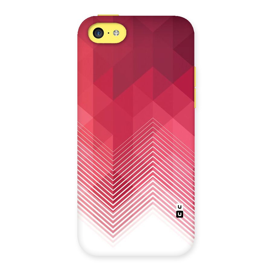 Red Chevron Abstract Back Case for iPhone 5C