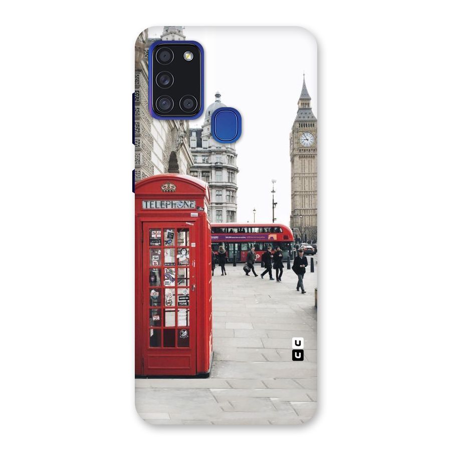 Red City Back Case for Galaxy A21s