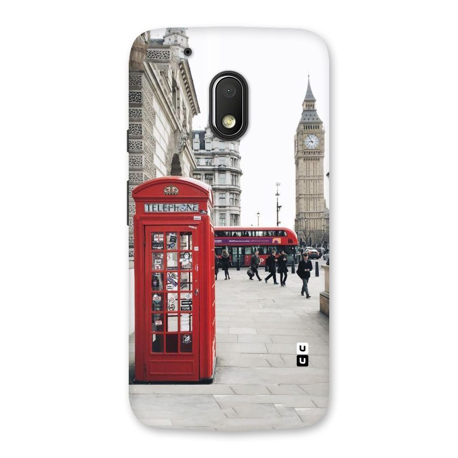 Red City Back Case for Moto G4 Play