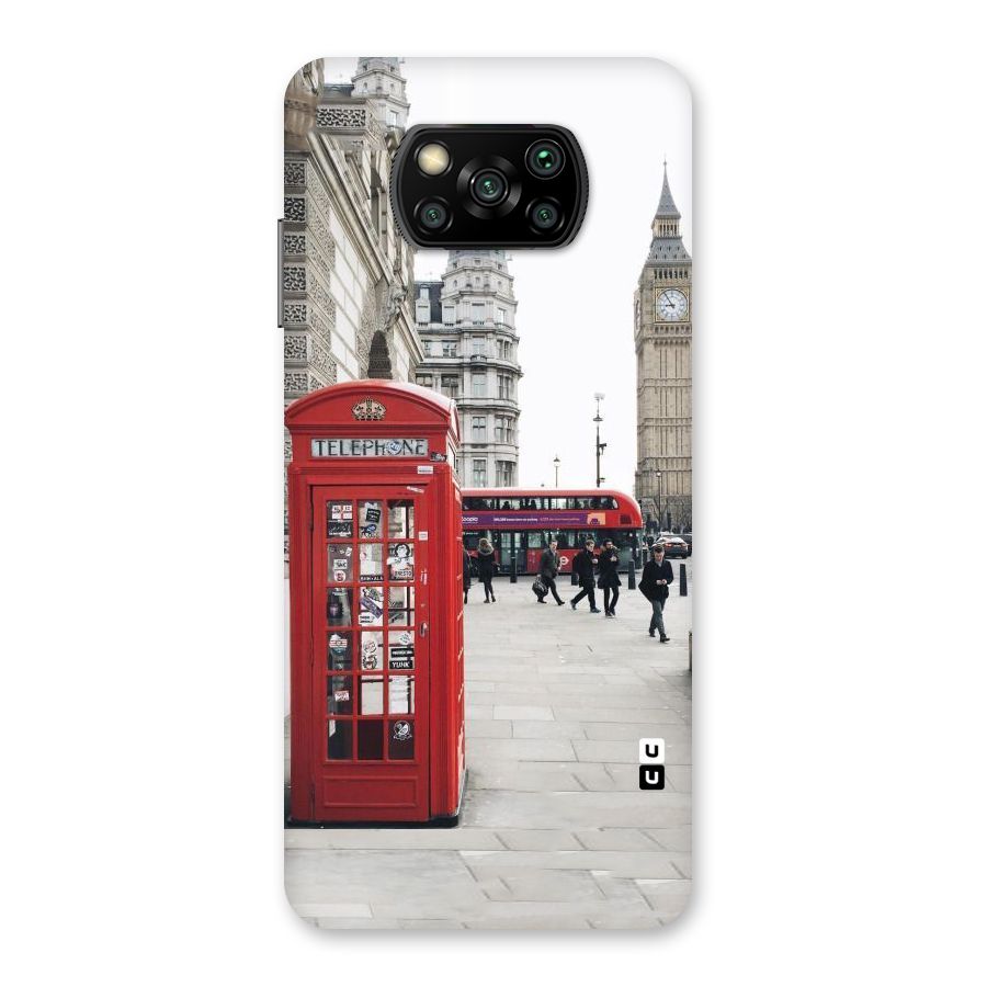 Red City Back Case for Poco X3