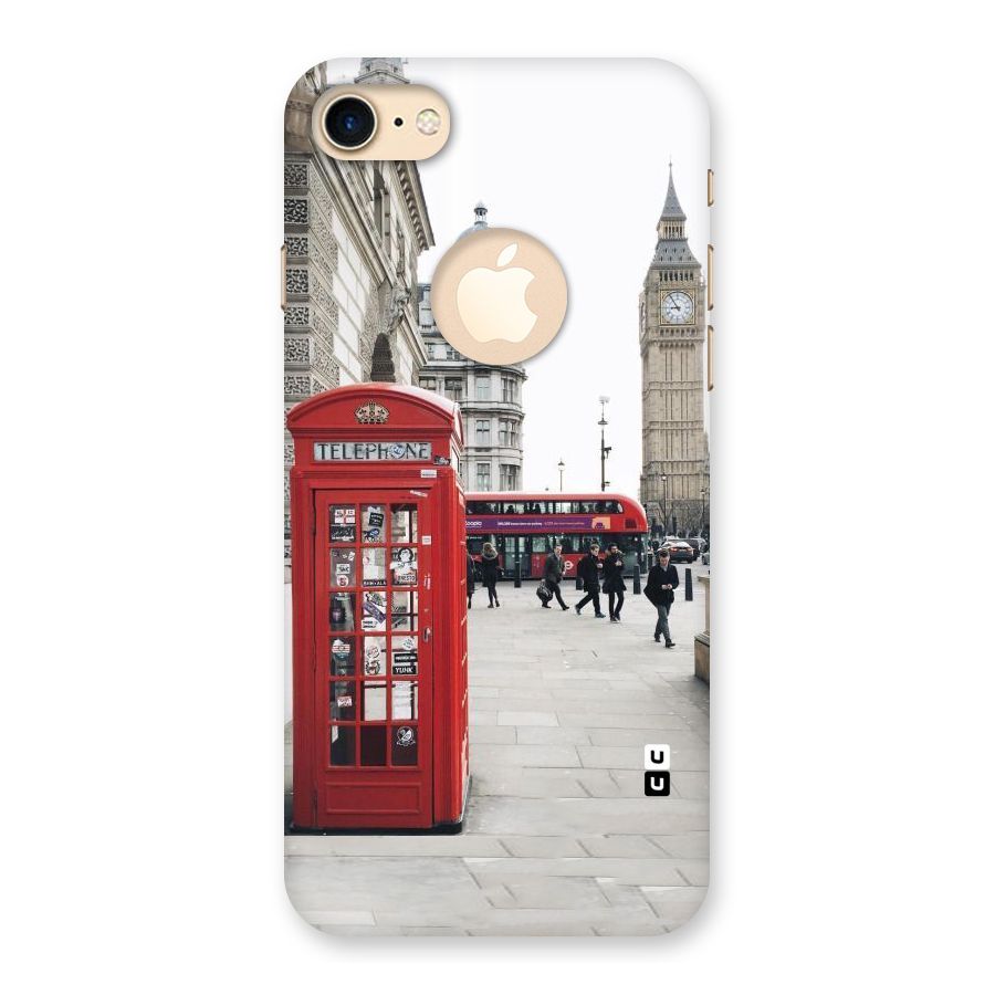 Red City Back Case for iPhone 7 Logo Cut