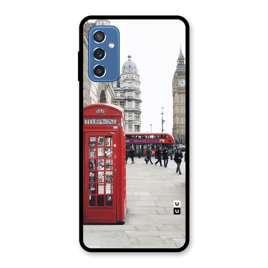 Red City Glass Back Case for Galaxy M52 5G