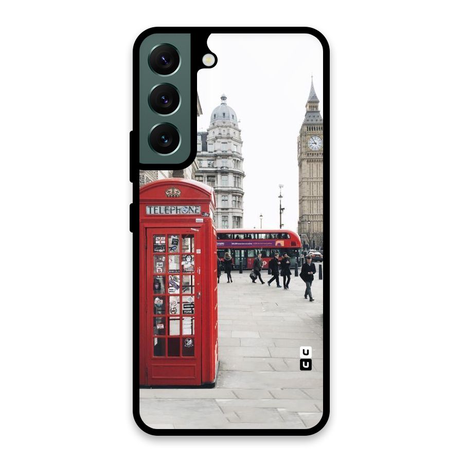 Red City Glass Back Case for Galaxy S22 5G