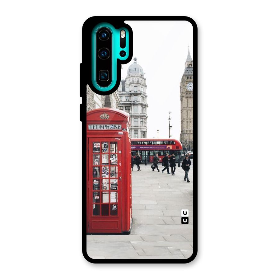Red City Glass Back Case for Huawei P30 Pro