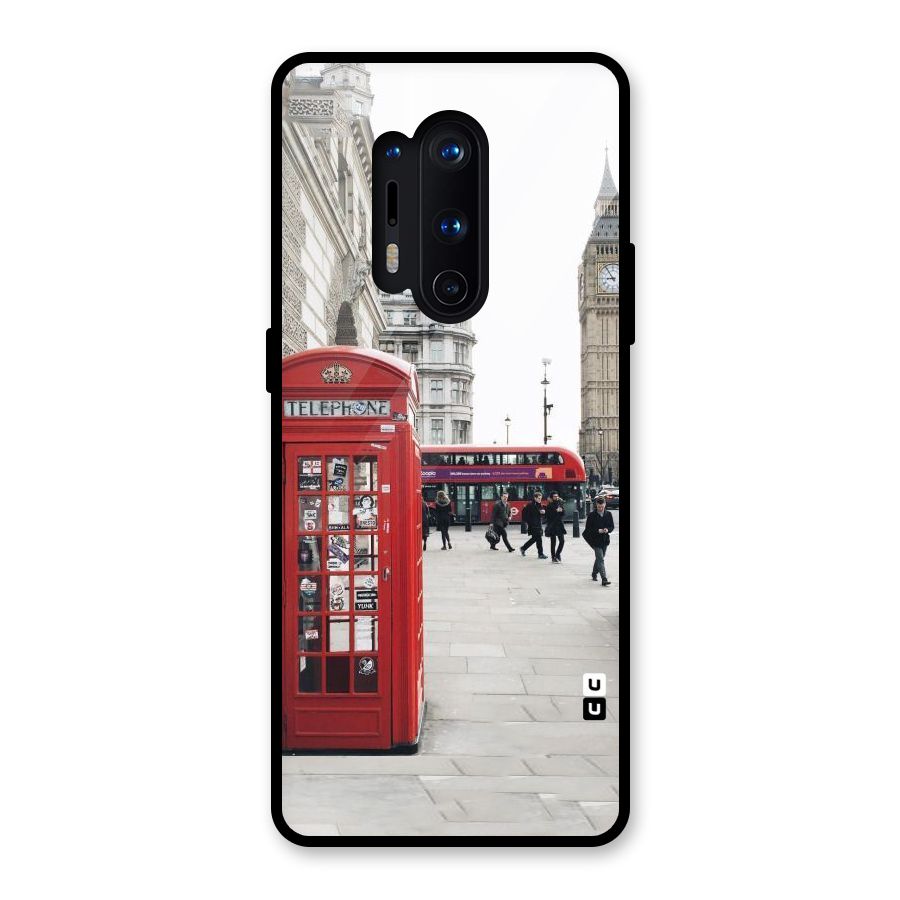 Red City Glass Back Case for OnePlus 8 Pro
