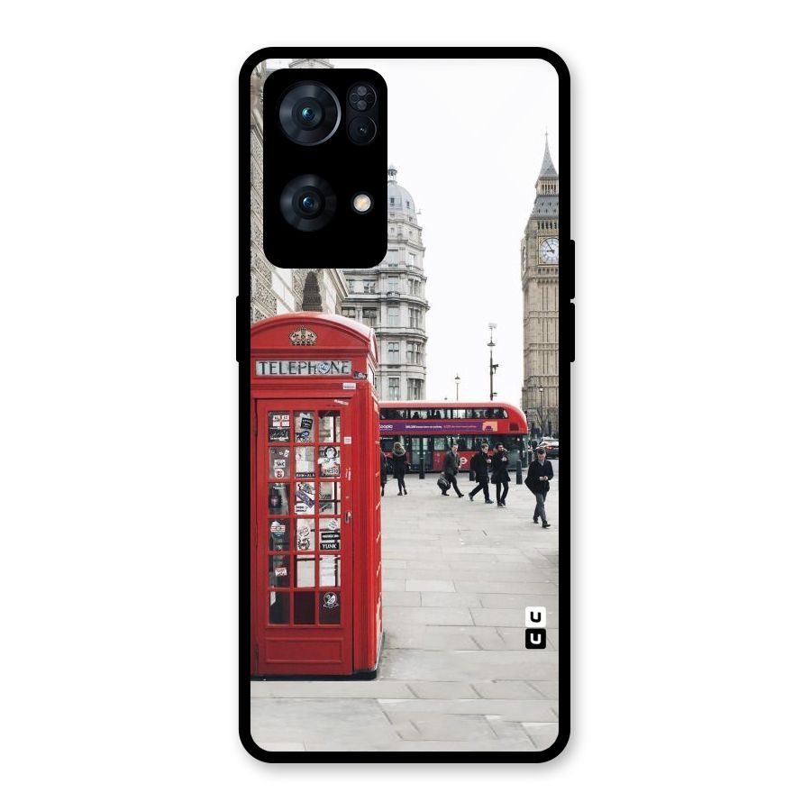 Red City Glass Back Case for Oppo Reno7 Pro 5G