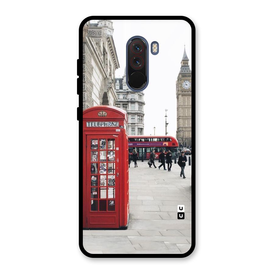 Red City Glass Back Case for Poco F1