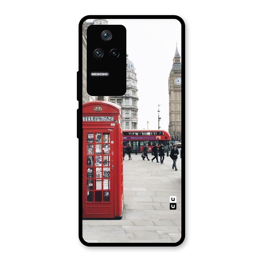 Red City Glass Back Case for Poco F4 5G