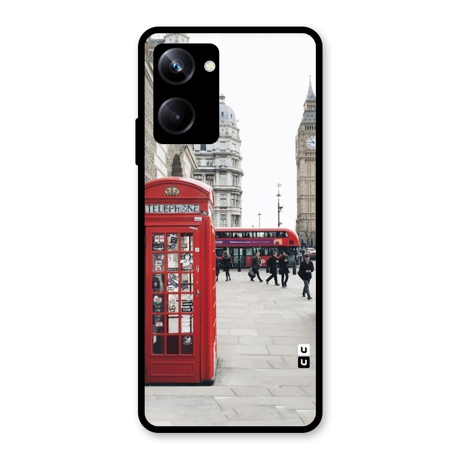 Red City Glass Back Case for Realme 10 Pro