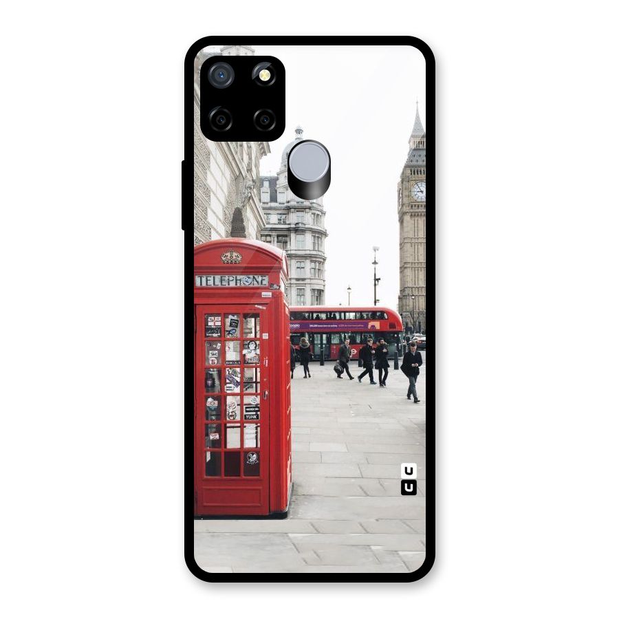 Red City Glass Back Case for Realme Narzo 20