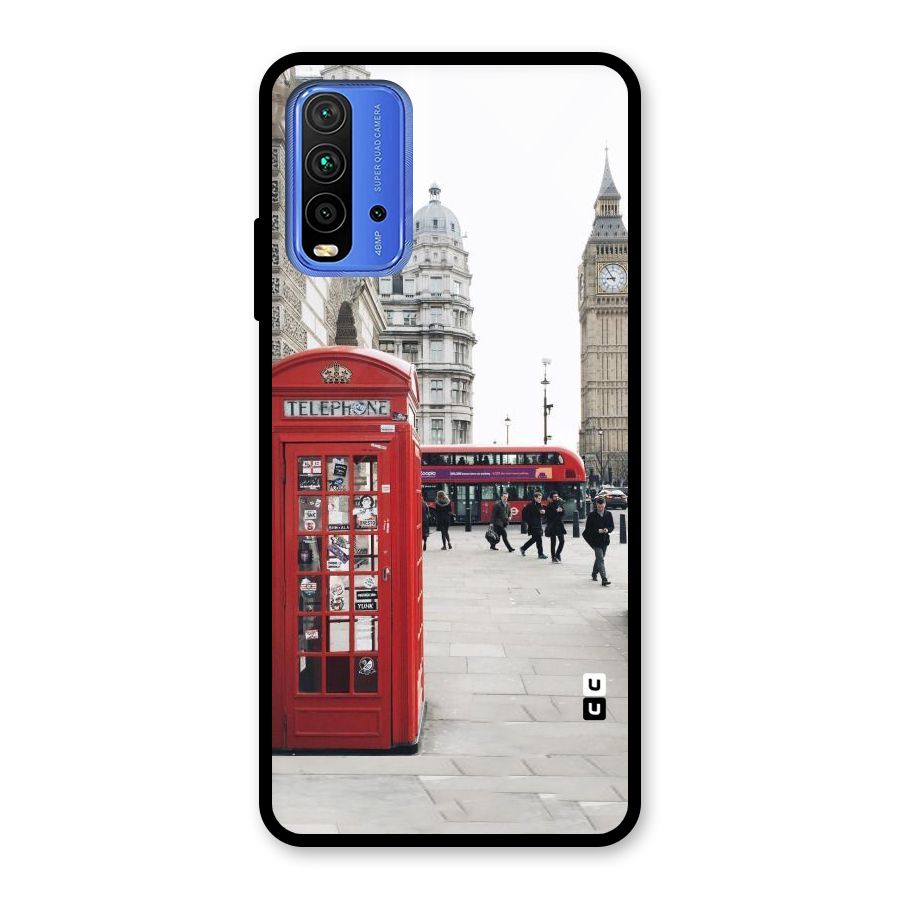 Red City Glass Back Case for Redmi 9 Power