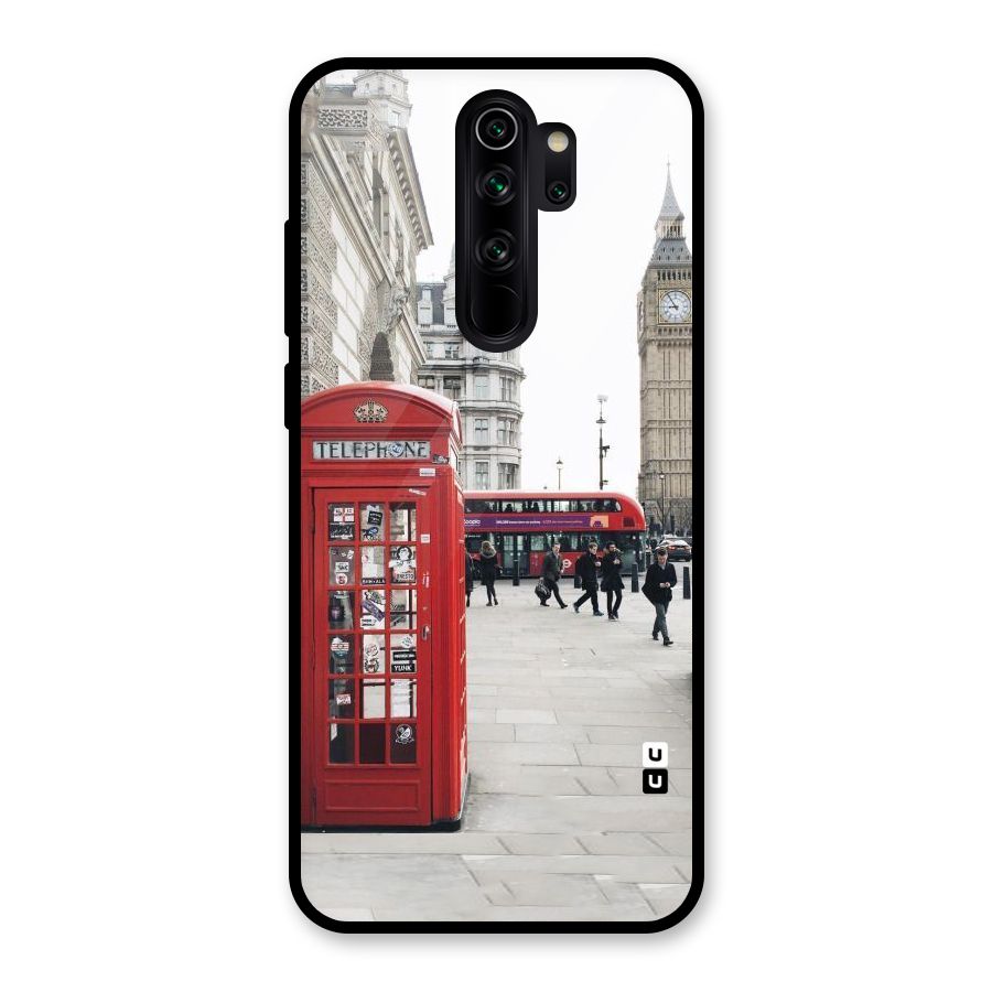 Red City Glass Back Case for Redmi Note 8 Pro