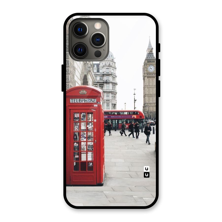 Red City Glass Back Case for iPhone 12 Pro Max