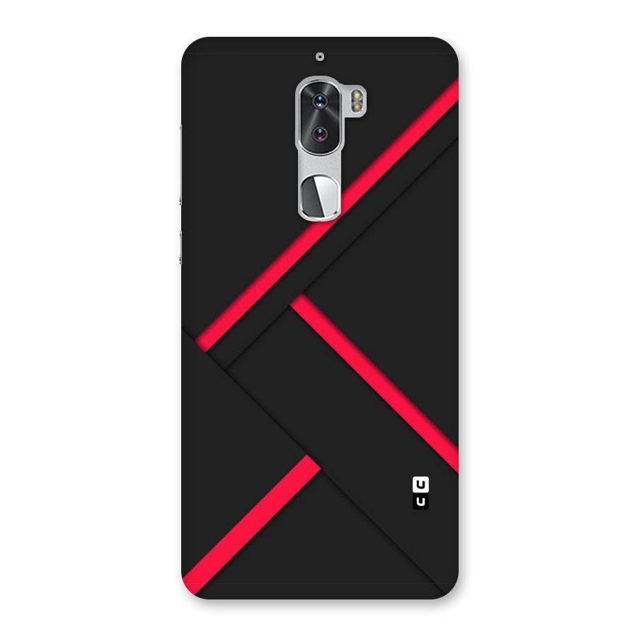 Red Disort Stripes Back Case for Coolpad Cool 1