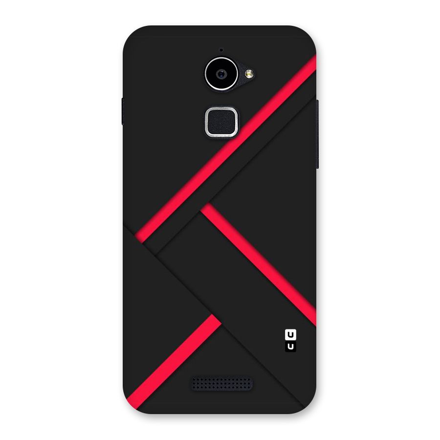 Red Disort Stripes Back Case for Coolpad Note 3 Lite