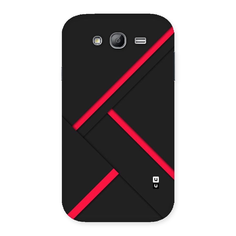Red Disort Stripes Back Case for Galaxy Grand Neo Plus