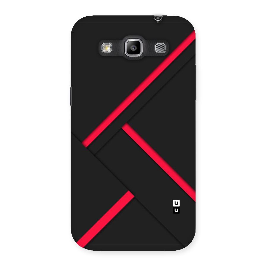 Red Disort Stripes Back Case for Galaxy Grand Quattro