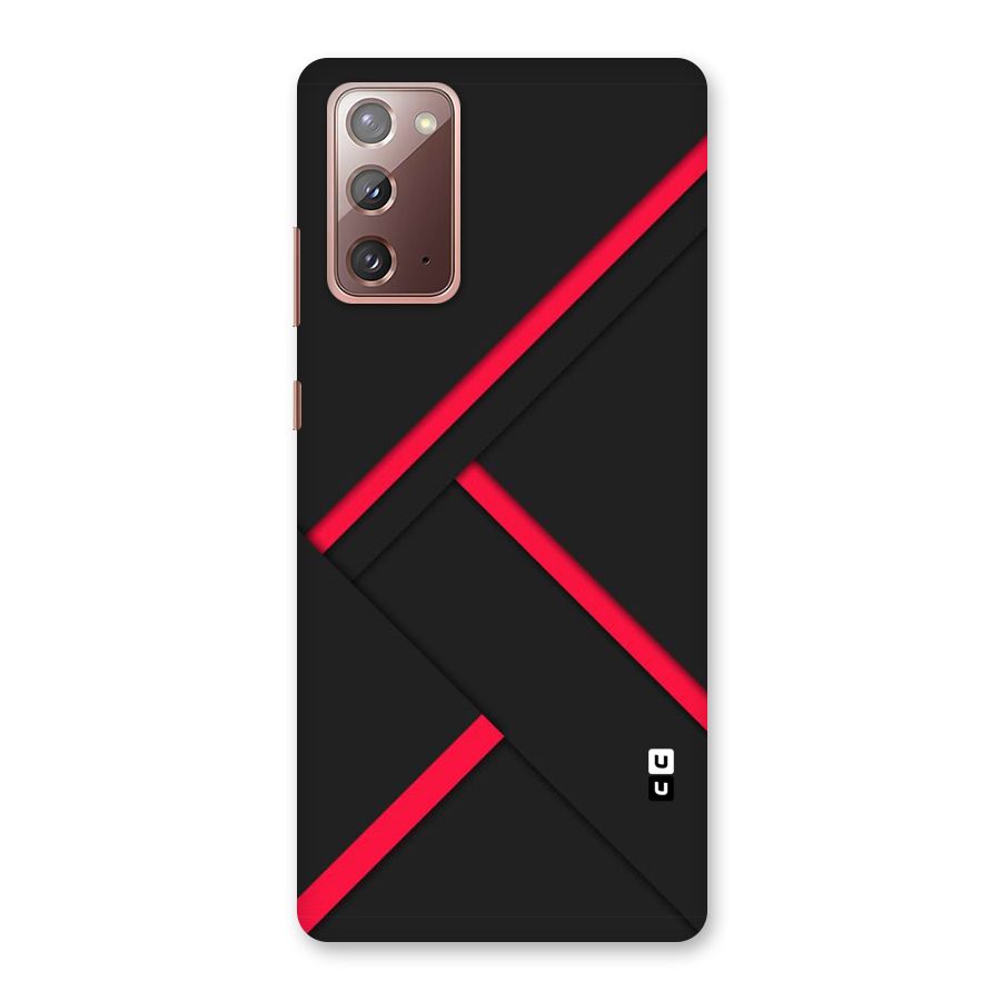 Red Disort Stripes Back Case for Galaxy Note 20