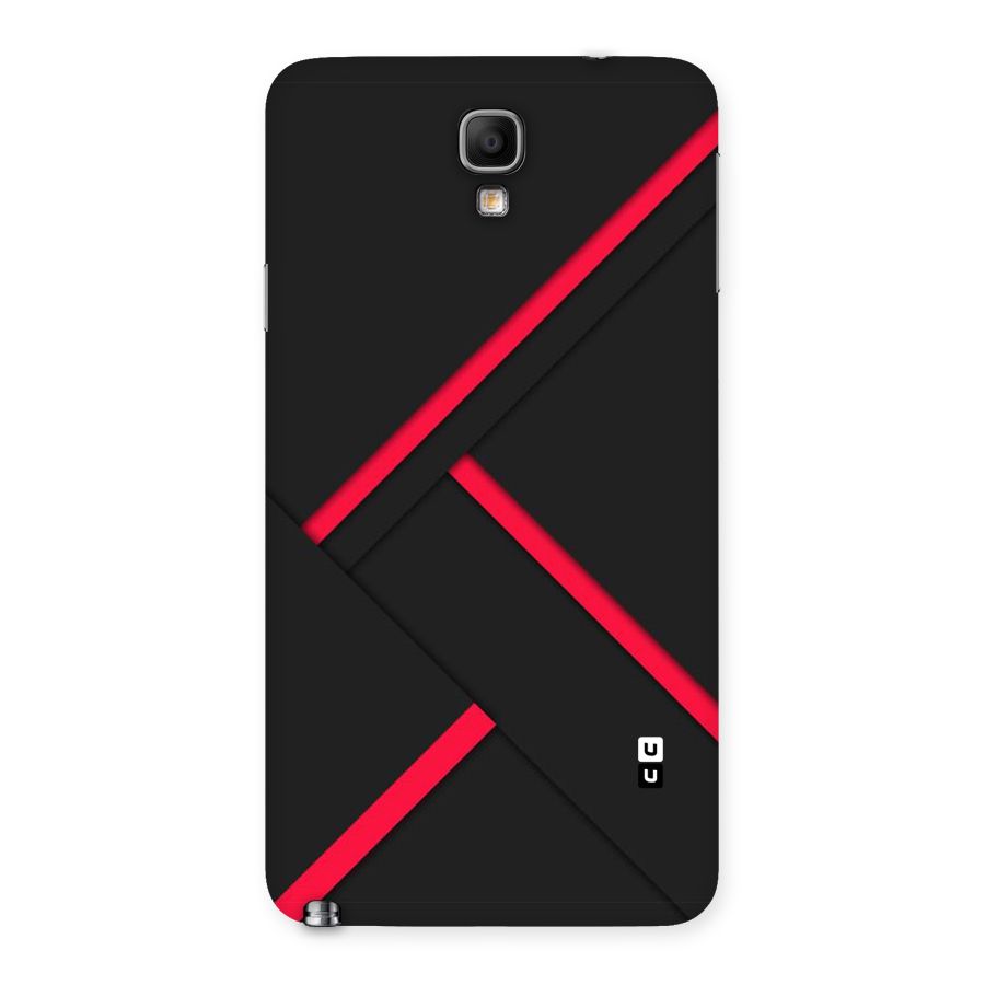 Red Disort Stripes Back Case for Galaxy Note 3 Neo