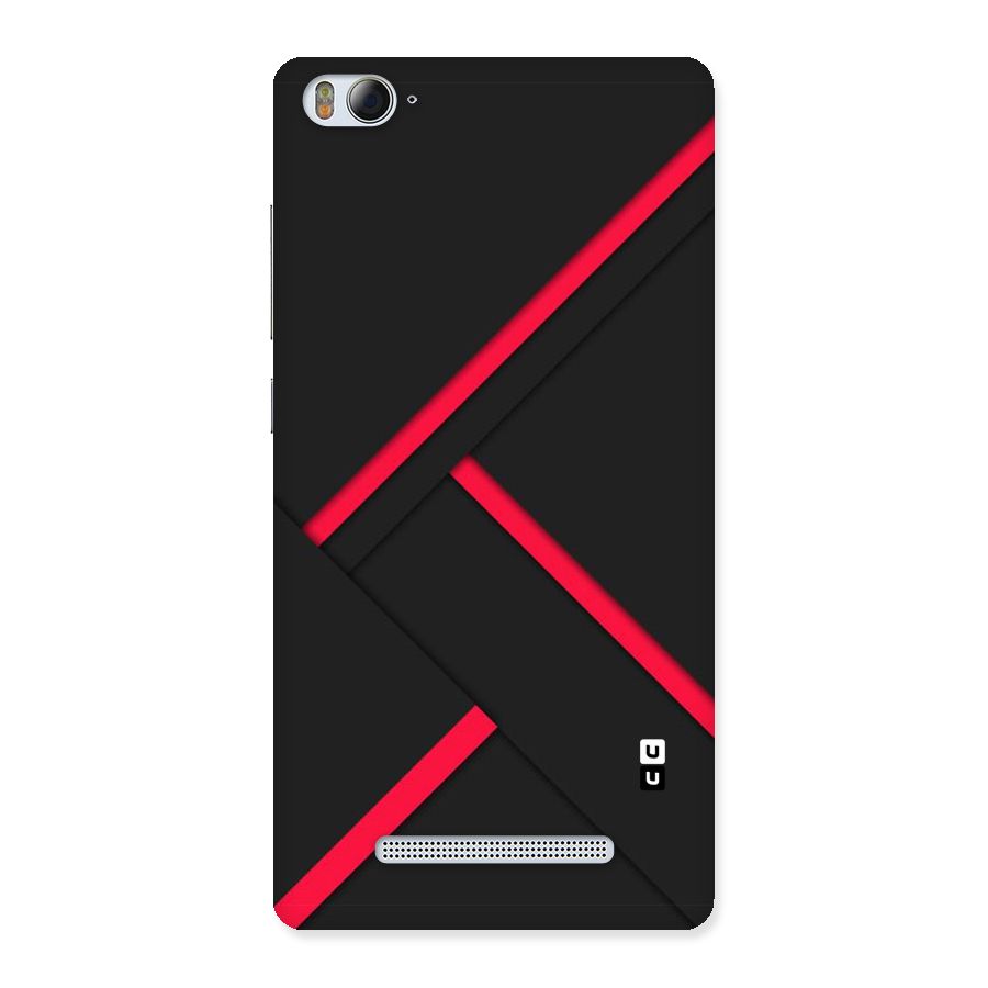 Red Disort Stripes Back Case for Xiaomi Mi4i