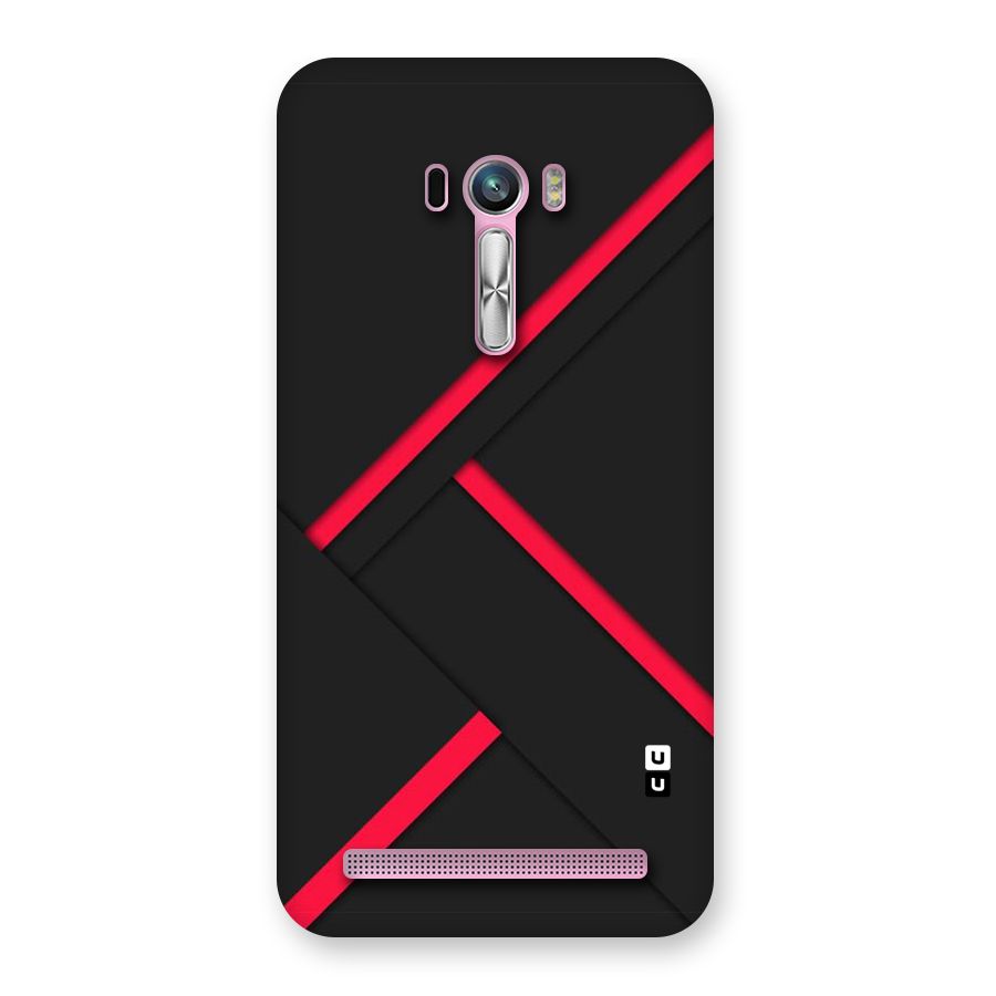 Red Disort Stripes Back Case for Zenfone Selfie