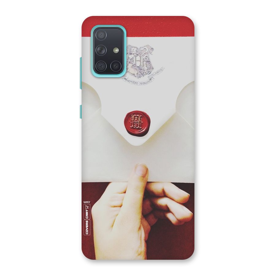 Red Envelope Back Case for Galaxy A71
