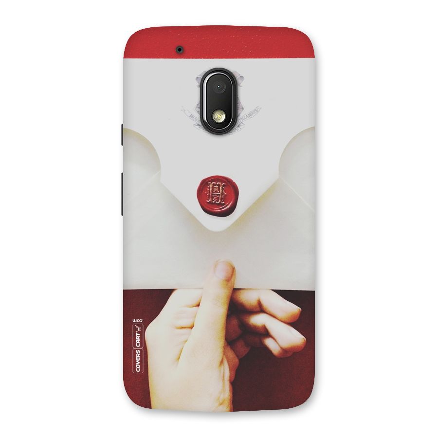 Red Envelope Back Case for Moto G4 Play