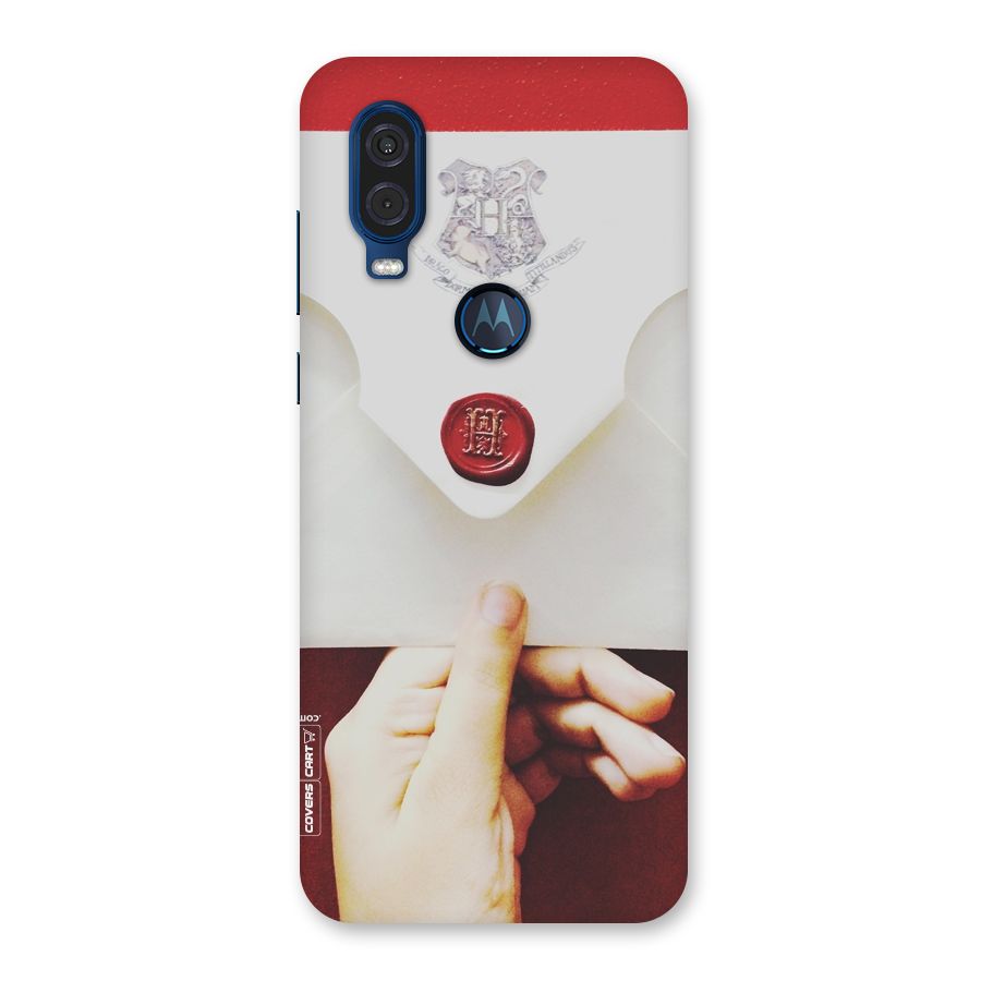 Red Envelope Back Case for Motorola One Vision