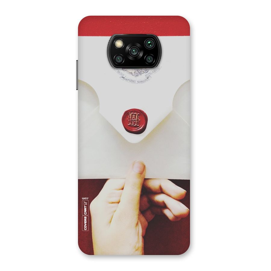 Red Envelope Back Case for Poco X3